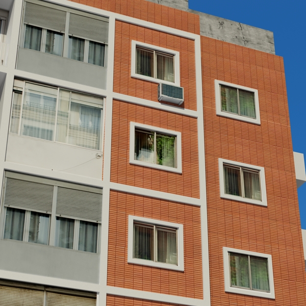 Building Collection 81-84 Low-poly 3D model_14