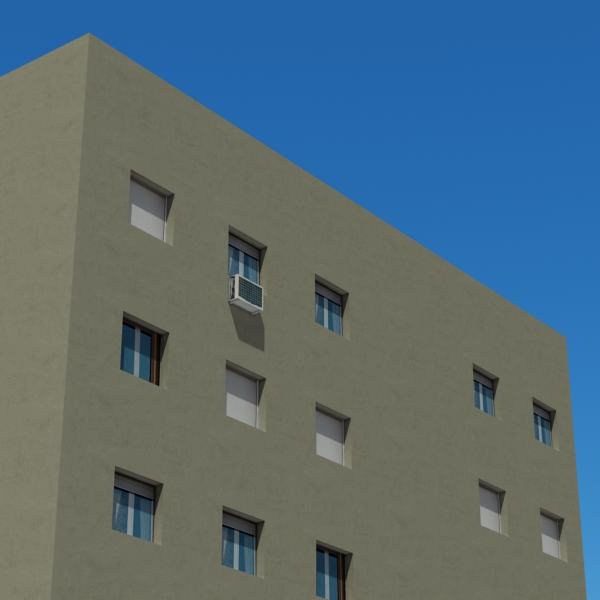 Building Collection 81-84 Low-poly 3D model_48