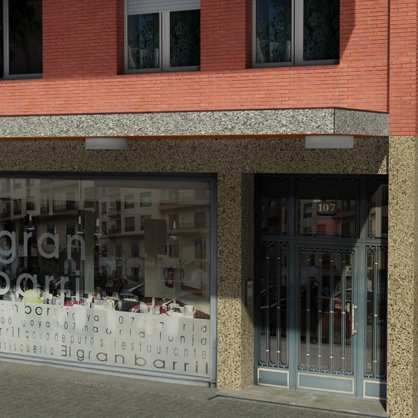 Building Collection 81-84 Low-poly 3D model_60