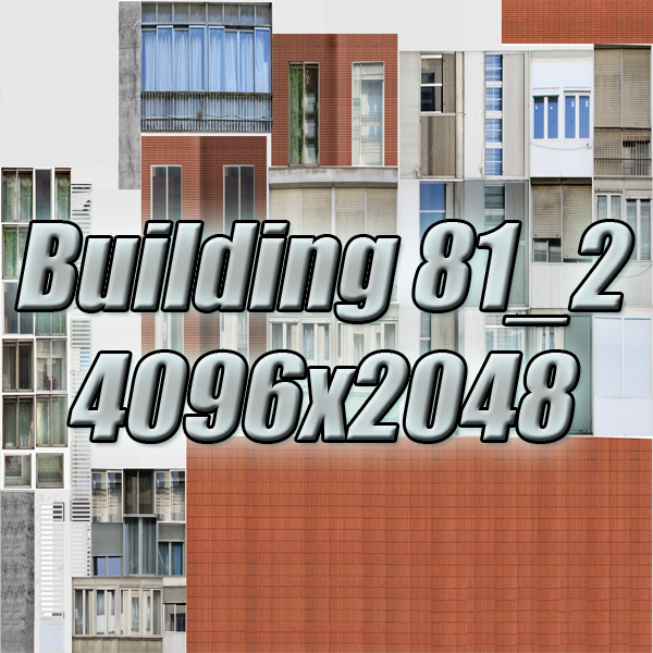 Building Collection 81-84 Low-poly 3D model_17