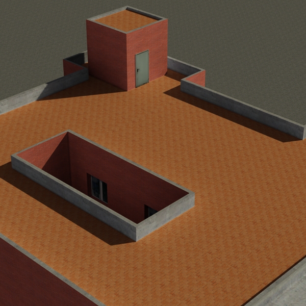 Building Collection 81-84 Low-poly 3D model_65