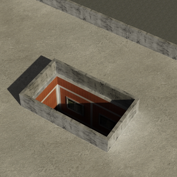 Building Collection 81-84 Low-poly 3D model_13