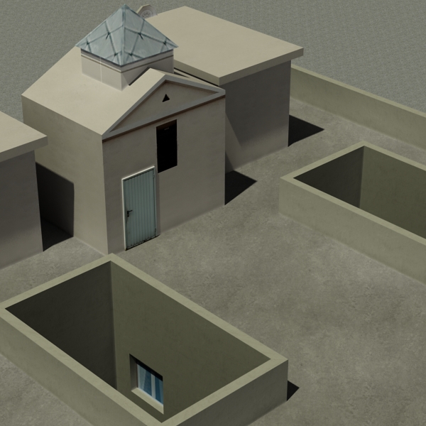 Building Collection 81-84 Low-poly 3D model_47