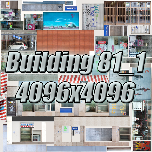 Building Collection 81-84 Low-poly 3D model_18