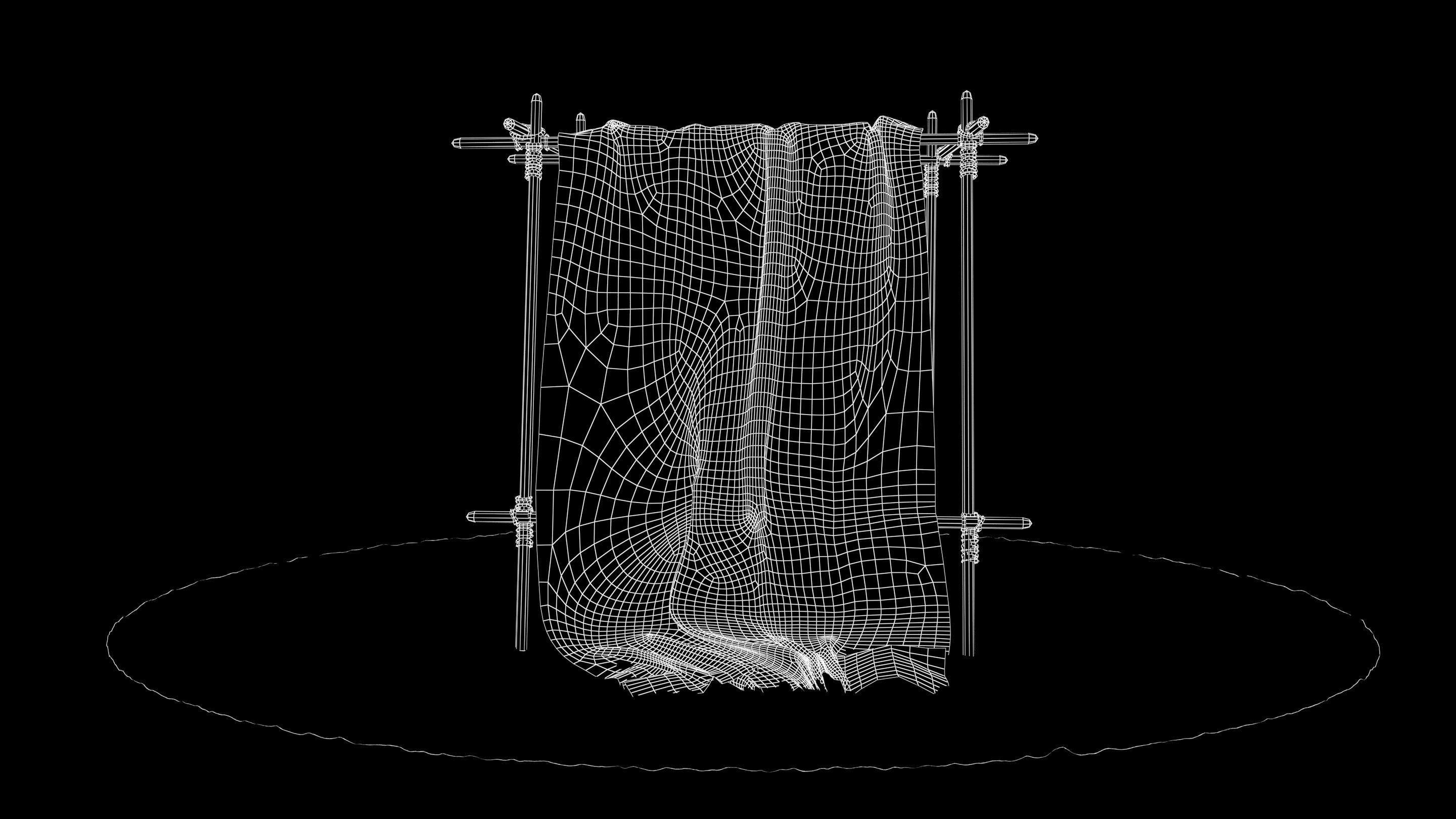 Market Stall tent 3D model_22