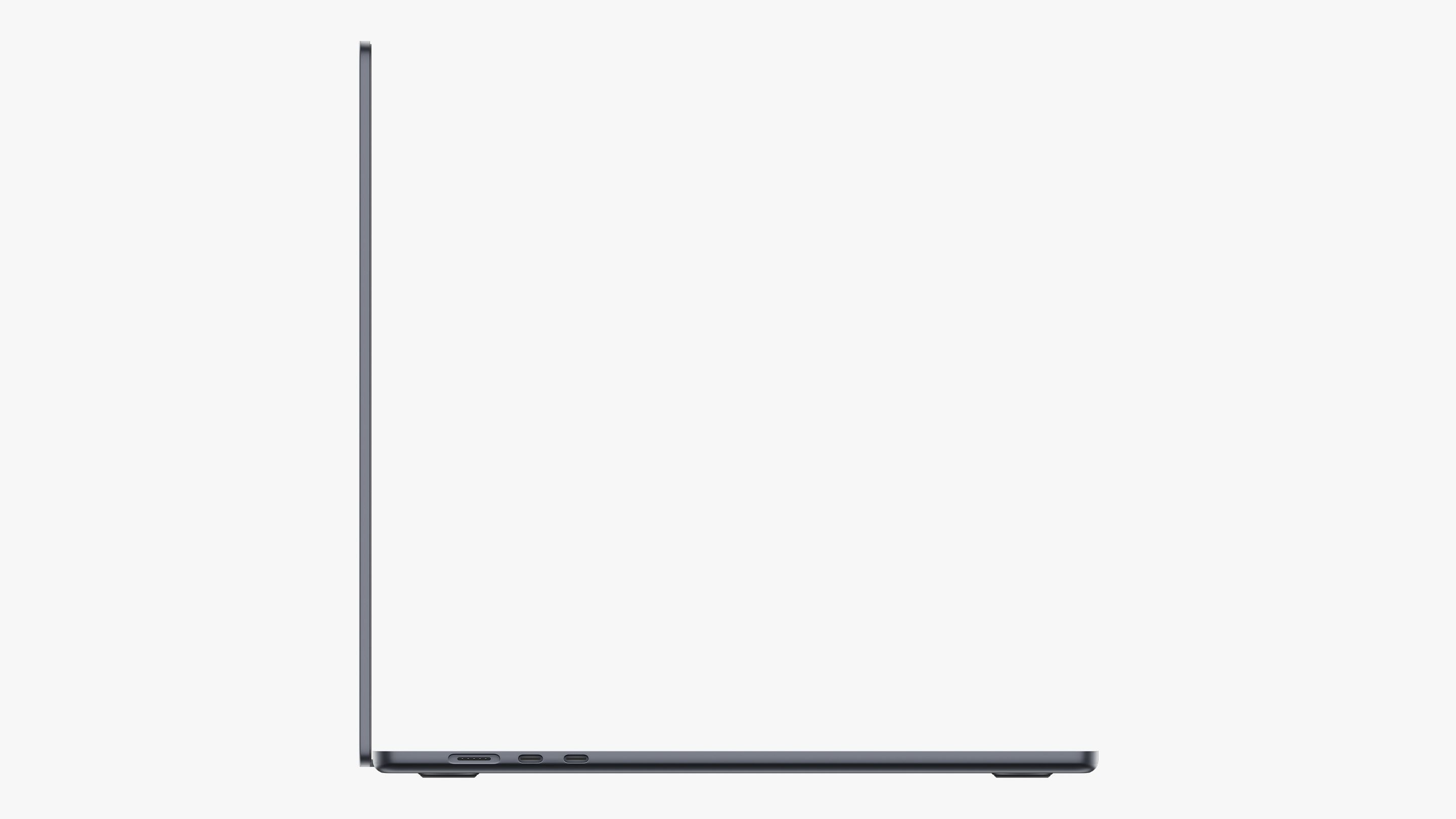 Apple MacBook Air 15 inch Midnight 2023 With Magic Mouse 3D model_15
