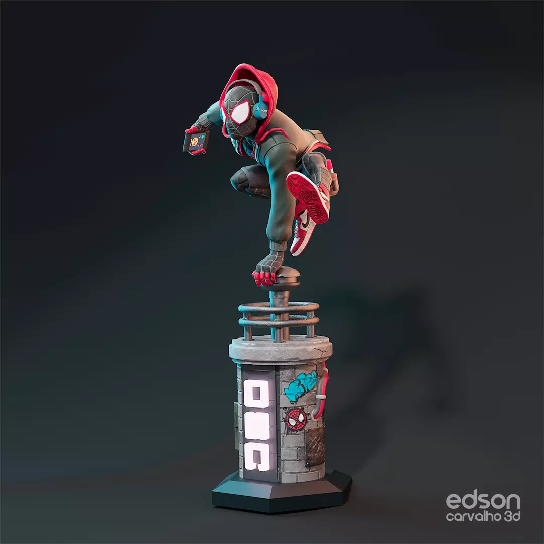 SPIDER-MAN MILES MORALES 3D print model_0