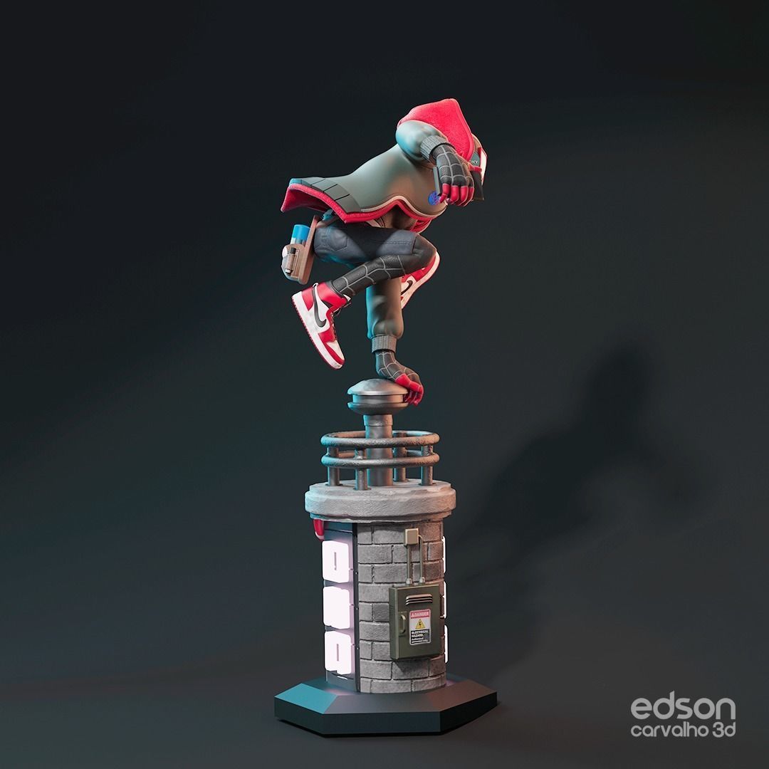 SPIDER-MAN MILES MORALES 3D print model_2