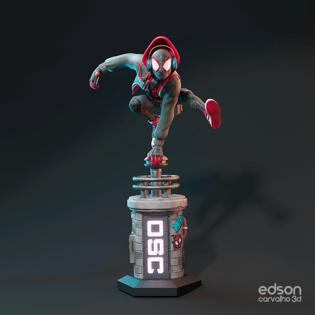 SPIDER-MAN MILES MORALES 3D print model_1