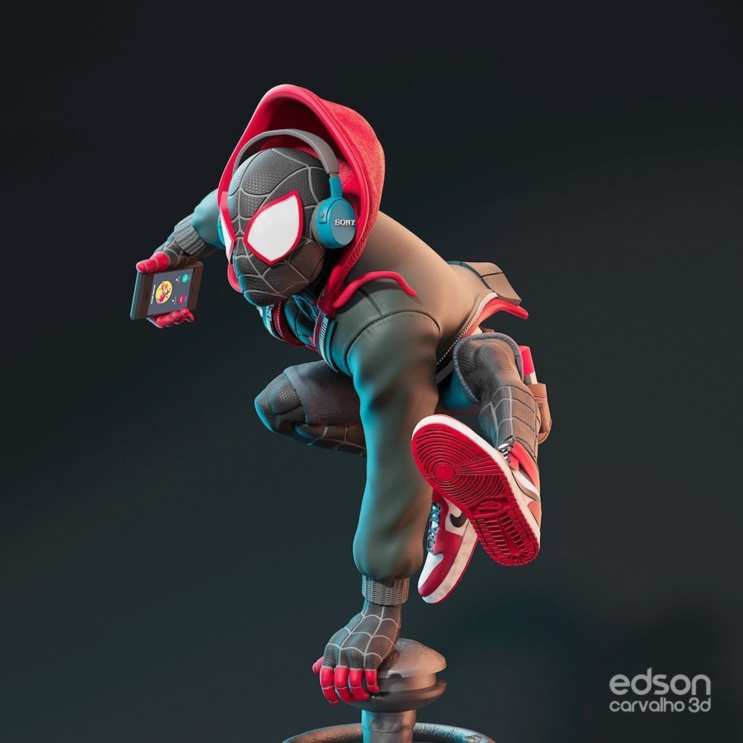 SPIDER-MAN MILES MORALES 3D print model_3