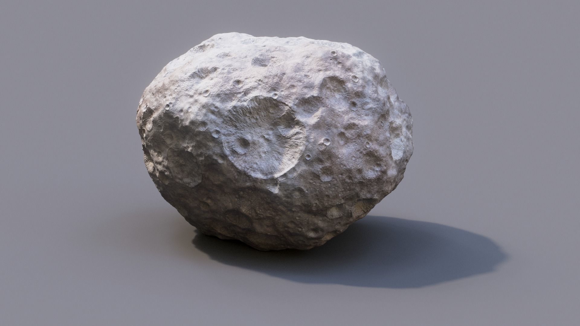 Asteroid Low-poly 3D model_5