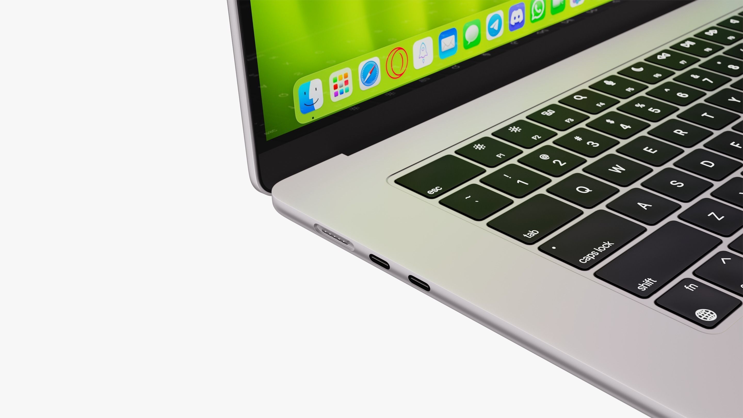 Apple MacBook Air 15 inch Silver 2023 With Magic Mouse 3D model_21