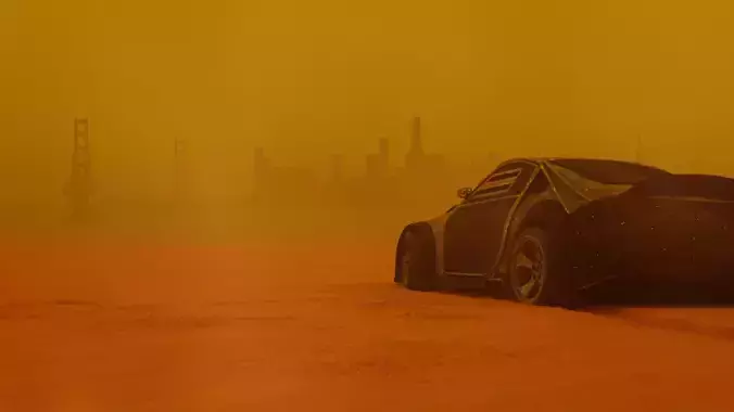 Postapo Style Car - Nissan 350Z