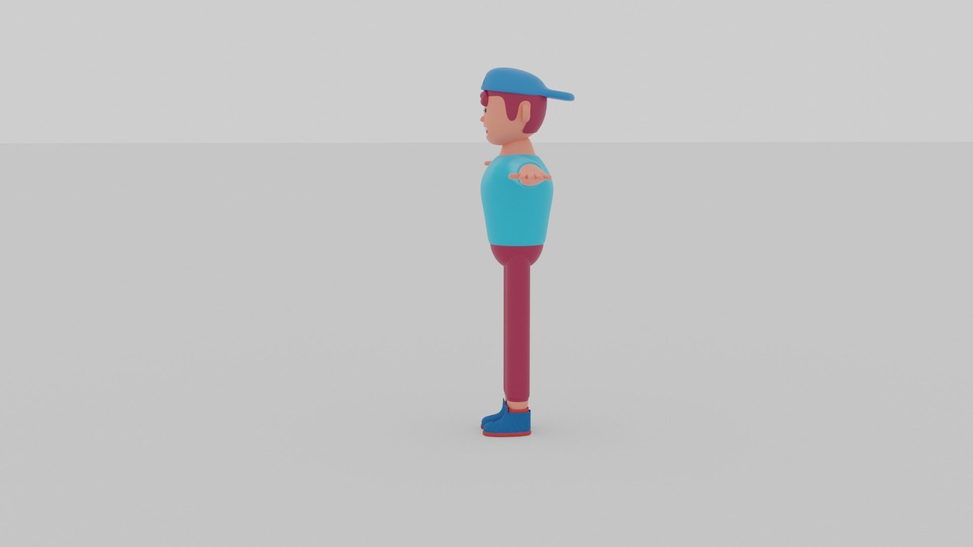 stylized male character 3D model_5