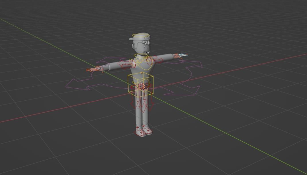 stylized male character 3D model_6