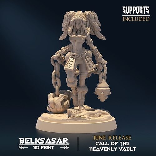 Starfire Bearer A Nude 3D print model