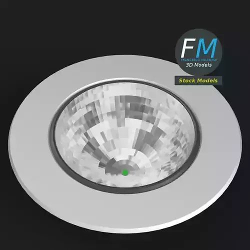 Recessed LED ceiling spotlight