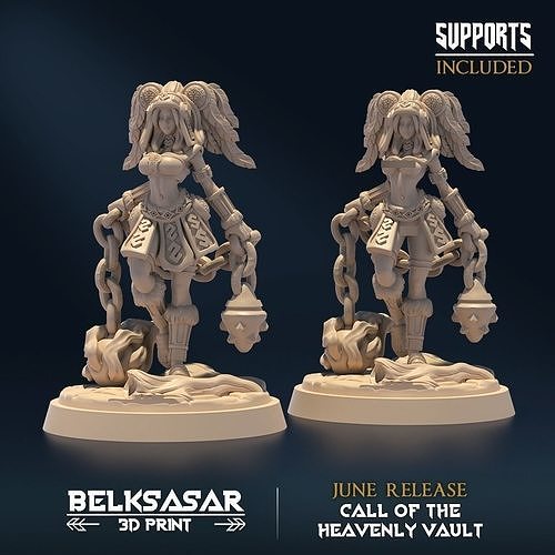 Starfire Bearer A Nude and Normal 3D print model