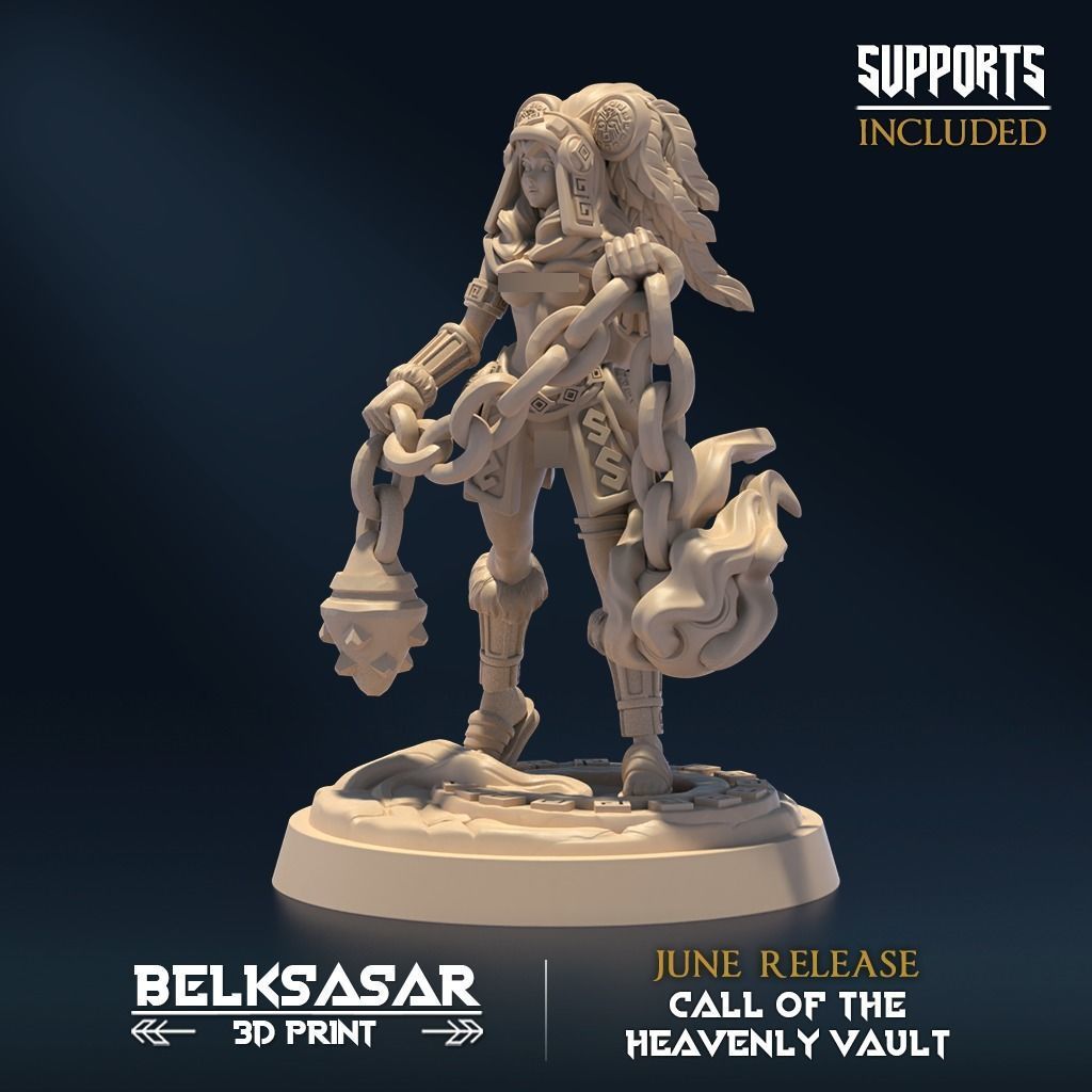 Starfire Bearer C Nude 3D print model_2