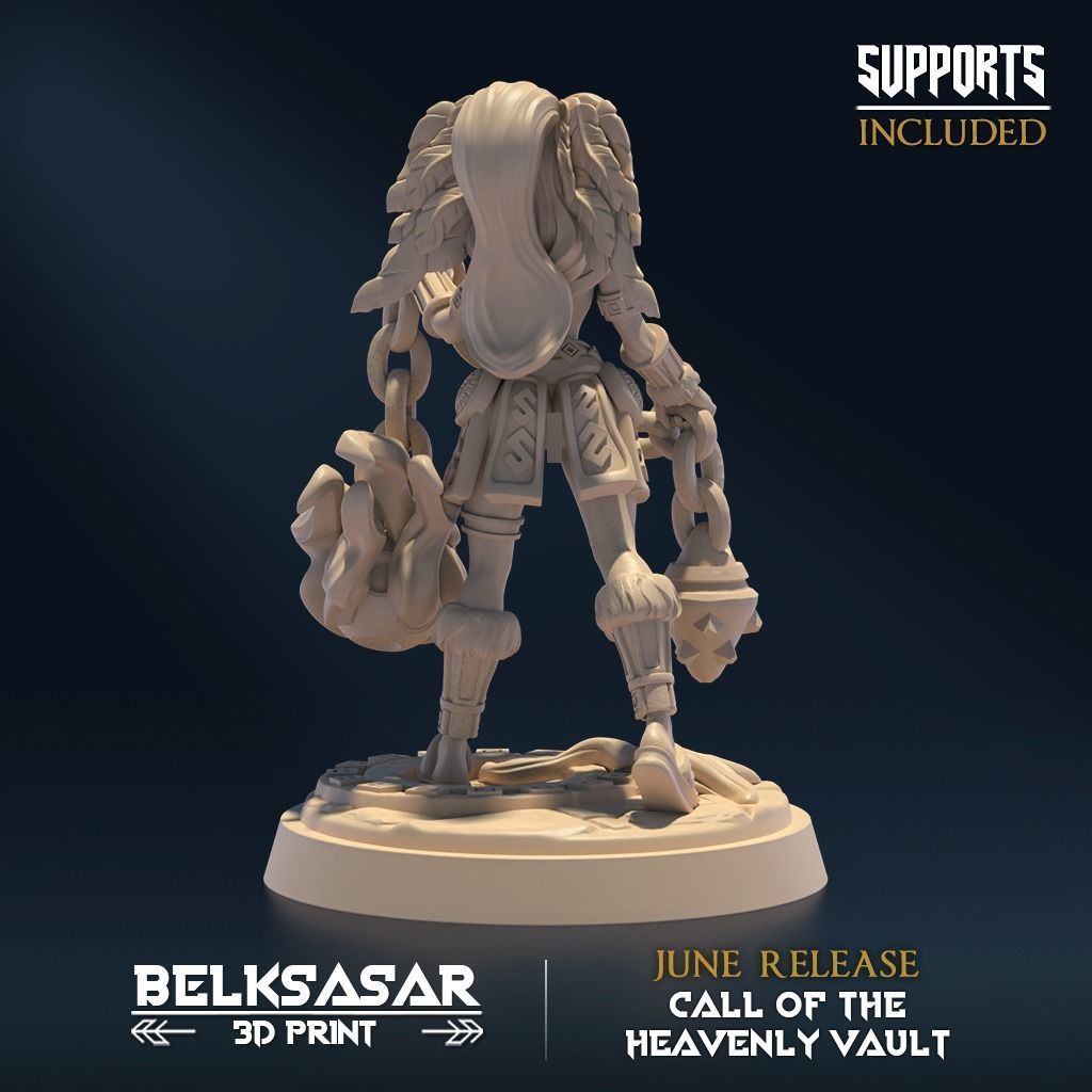 Starfire Bearer C Nude 3D print model_1