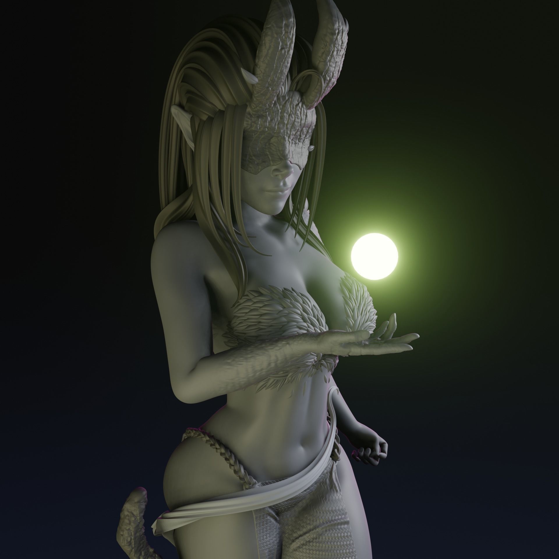 Deepgrove Dryad - presupported - QB Works 3D print model_2