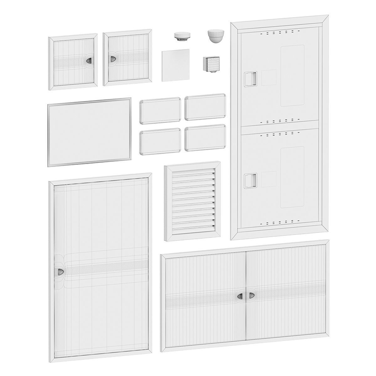 fire set 1 3D model_4