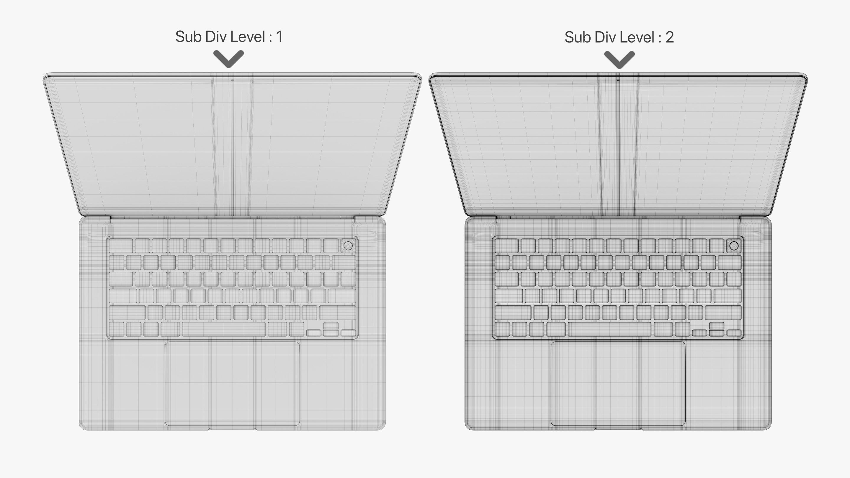 Apple MacBook Air 15 inch Space Gray 2023 With Magic Mouse 3D model_27