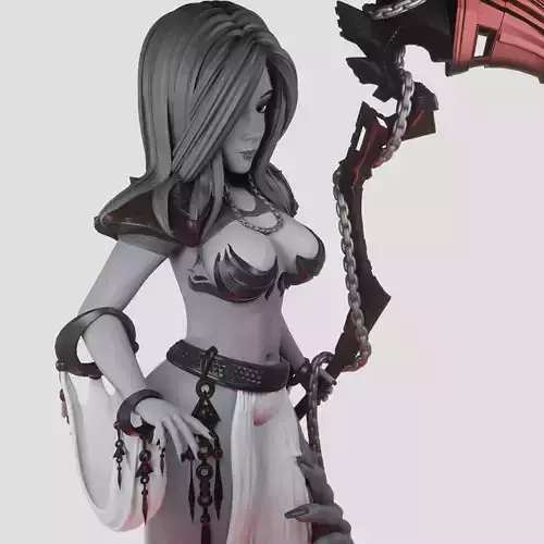 Hollow Reaper - presupported - QB Works 3D print model