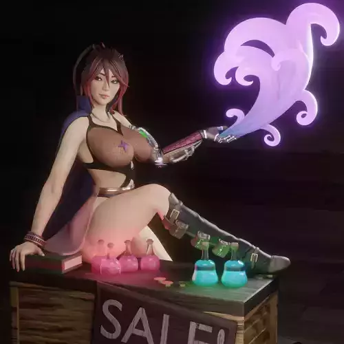 Wicked Shopkeep - presupported - QB Works