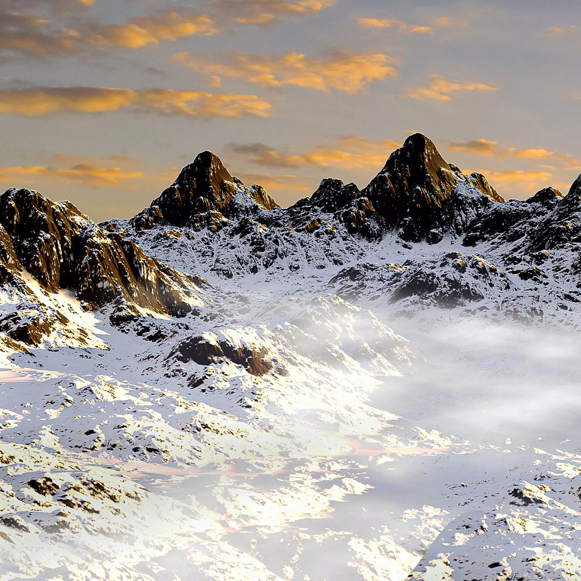 mountain 1 3D model