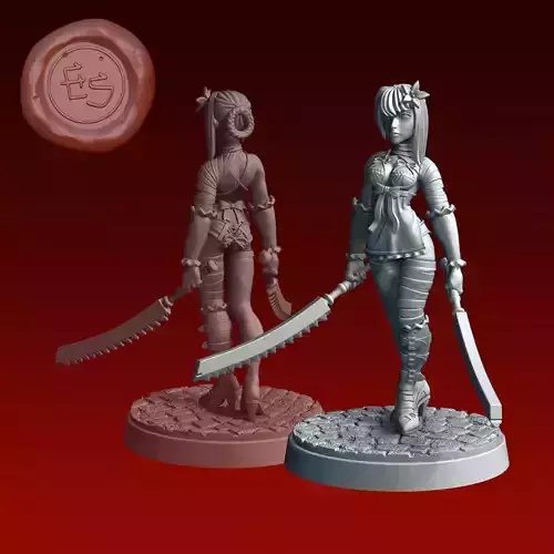 Kaine - Nier - 32mm Scale Miniature