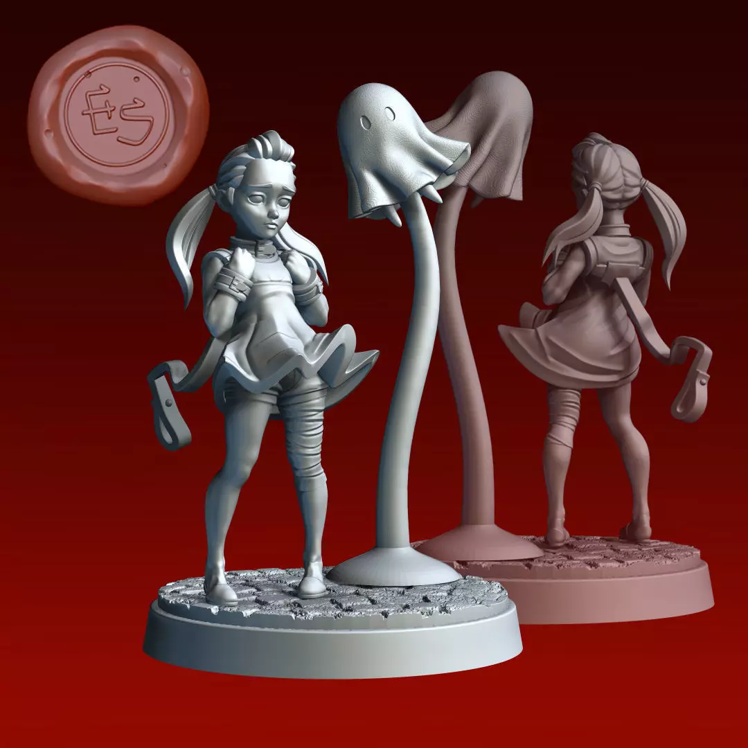 Fio and Mama - Nier - 32mm Miniature Free 3D print model