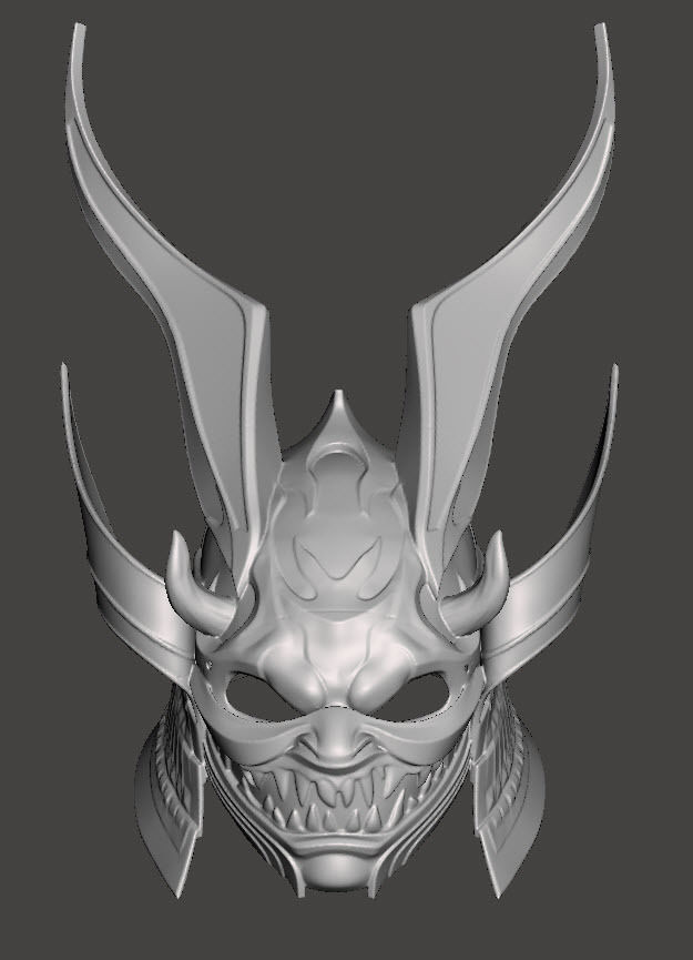SAMURAI HELMET 3D print model_2