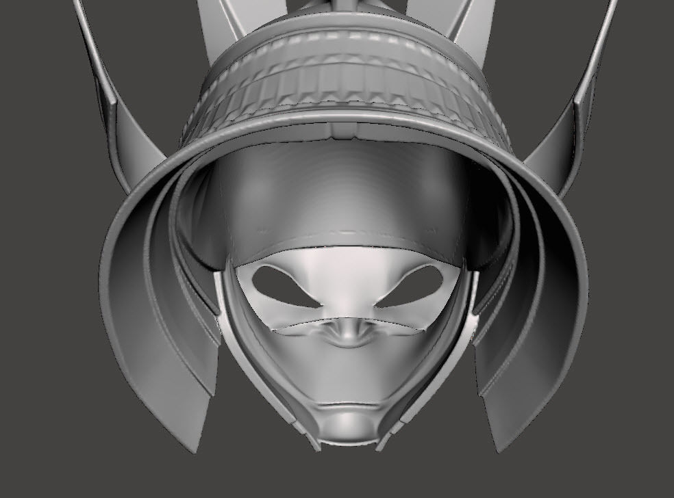 SAMURAI HELMET 3D print model_1