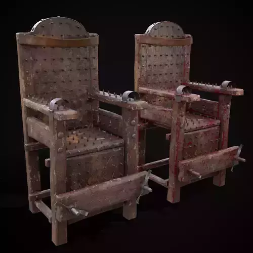 Judas Chair Low-poly 3D model
