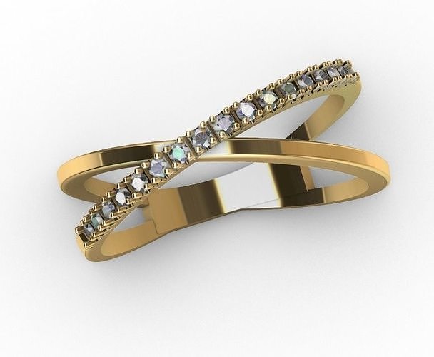 Anillo Entrecruzado 3D print model