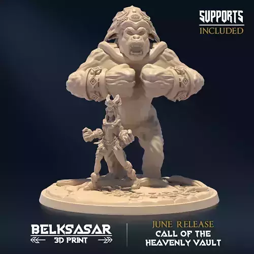 Starkeeper Dreadnought B Nude 3D print model