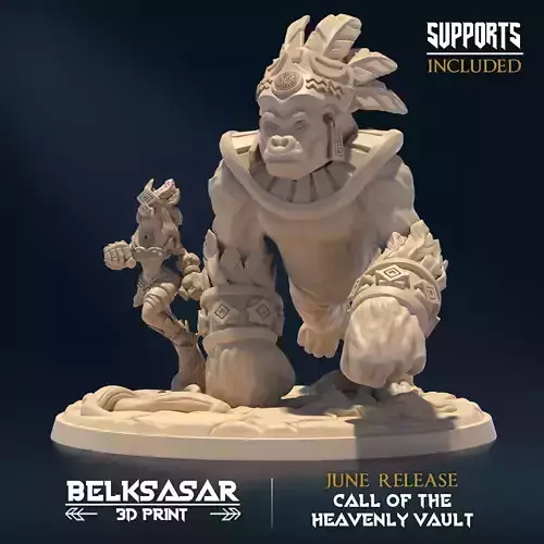 Starkeeper Dreadnought C Nude 3D print model