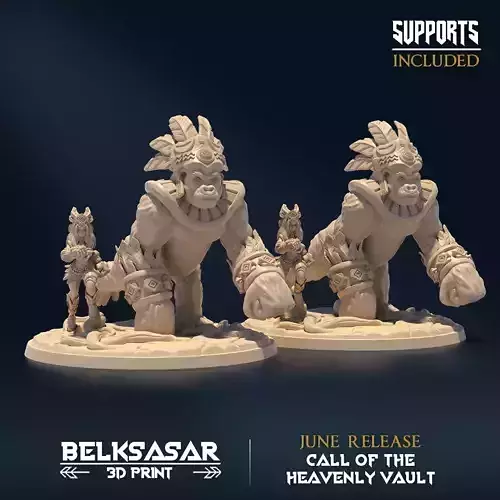 Starkeeper Dreadnought C Nude and Normal 3D print model