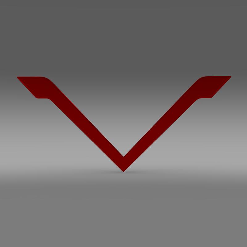 Venturi Logo 3D model_1