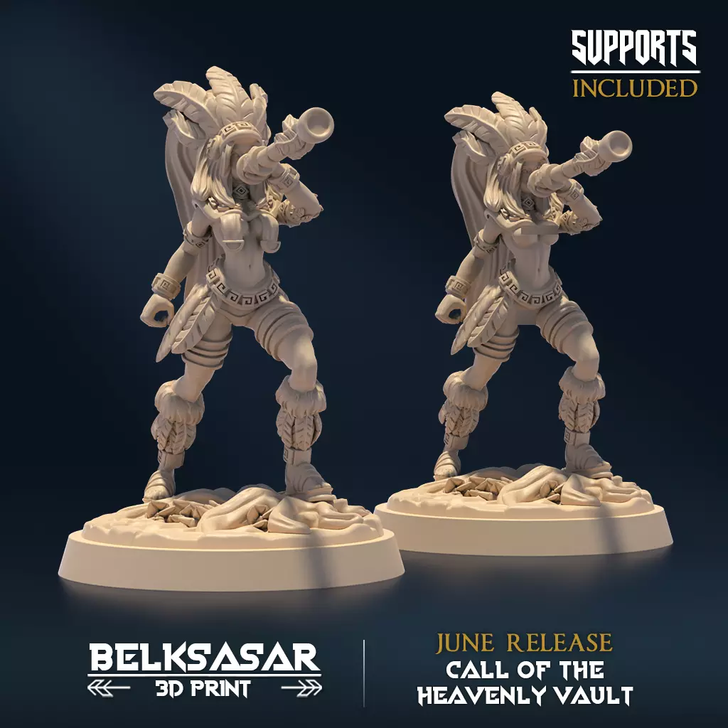 Starkeeper Stalker D Nude and Normal 3D print model