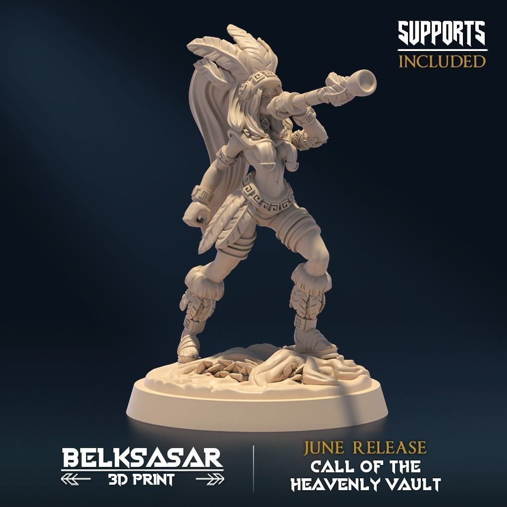 Starkeeper Stalker Set x4 3D print model_4