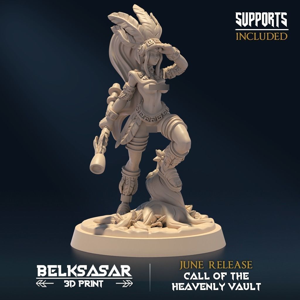 Starkeeper Stalker Nude Set x4 3D print model_1