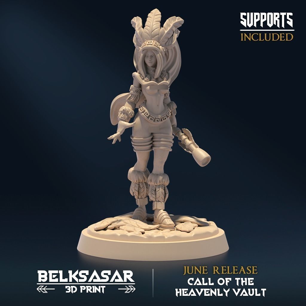 Starkeeper Stalker Nude Set x4 3D print model_3