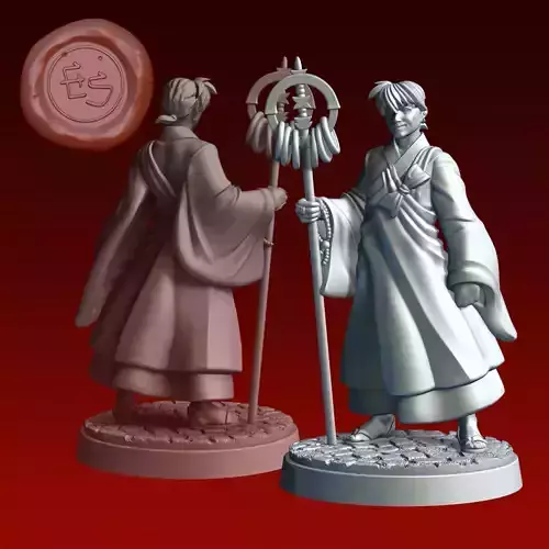 Miroku - Inuyasha - 32mm Miniature