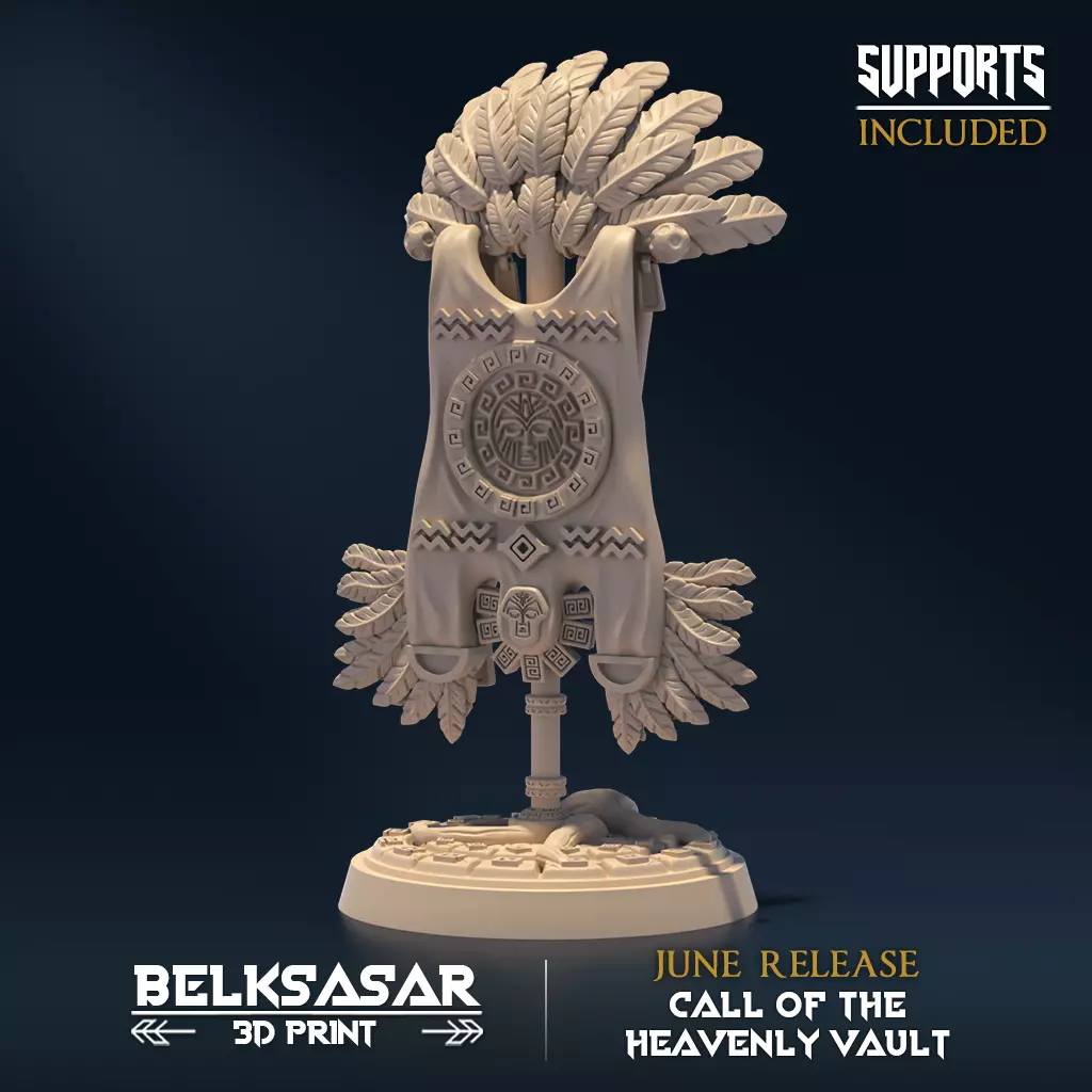 Banner Call of the Heavenly Vault 3D print model_0