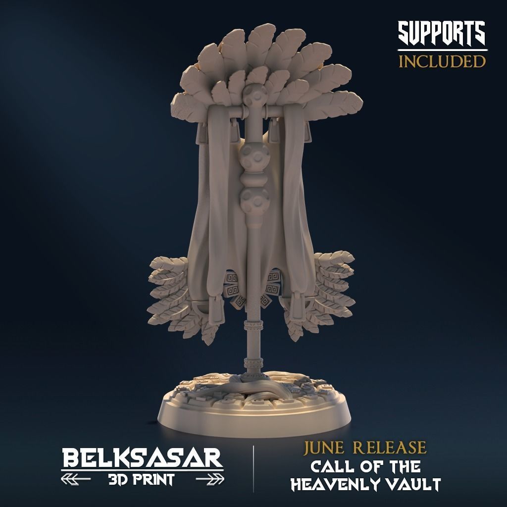 Banner Call of the Heavenly Vault 3D print model_1