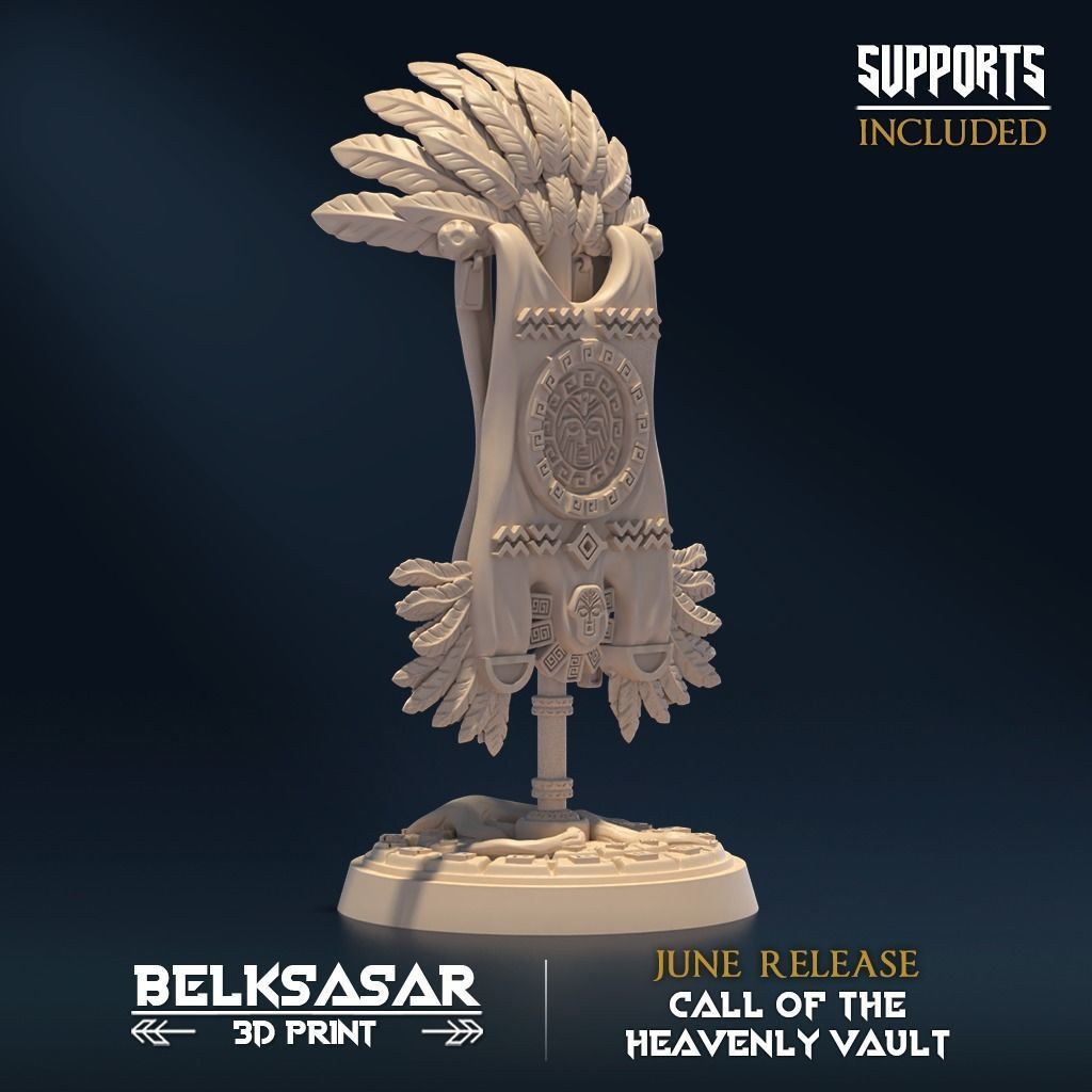 Banner Call of the Heavenly Vault 3D print model_2