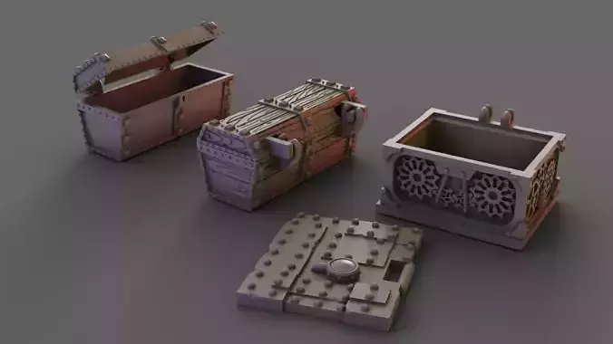RPG Chest 3D print model