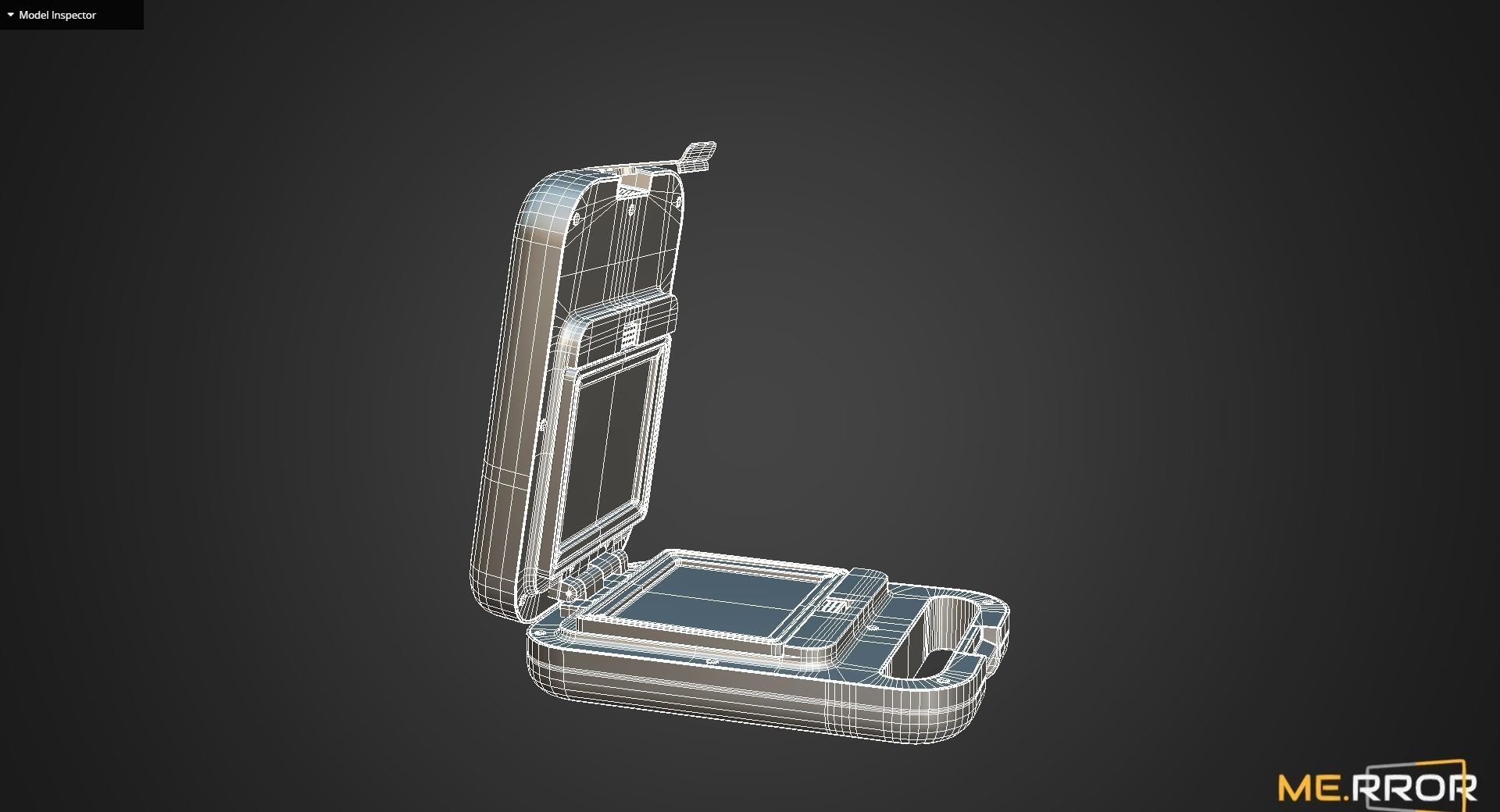 Game Ready Waffle Machine Low-poly 3D model_10